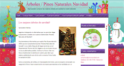 Desktop Screenshot of pinosnavidad.com